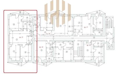 Apartament cu 3 camere decomandat în Orașul Vechi - 9