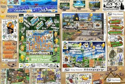 Tiny House Afacere Birou Locuit Vacanta Rulota Mini Casa Mobila Pe Roti Hambar Lemn Din Vis Natura - 7