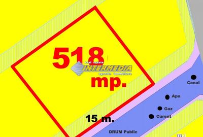 Teren Construcții intravilan de 518 mp, în Cetate - 1