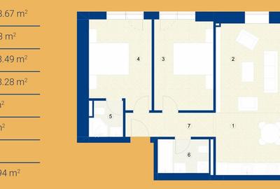 Apartament 3 camere / ELA Cotroceni / Faza II - 3