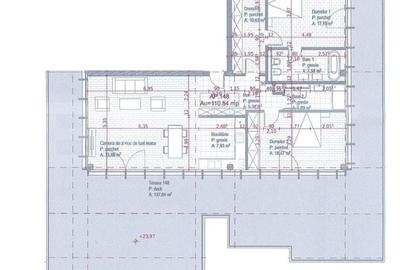 Apartament tip Penthouse, 3 camere, 110 mp, terasa 142 mp, Sopor - 17
