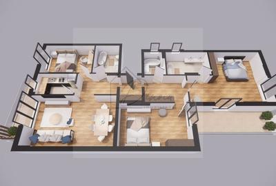Apartament 4 camere I Aviatiei Aerogarii Baneasa I taxare inversa - 8