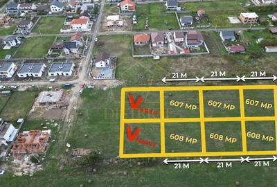 Teren Construcții intravilan de 607 mp, în Moșnița Nouă