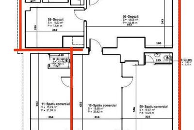 Spațiu comercial, de 91 mp, în Moșilor - 10