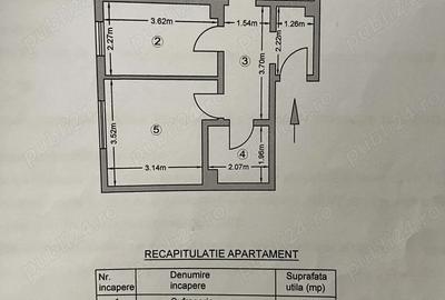 Apartament cu 2 camere decomandat în Central - 1