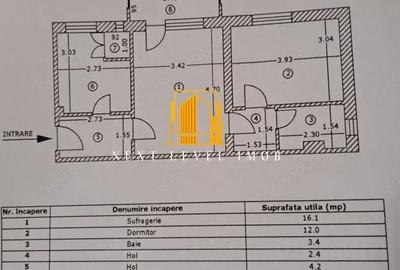 Apartament cu 2 camere semidecomandat în Mărășești - 2