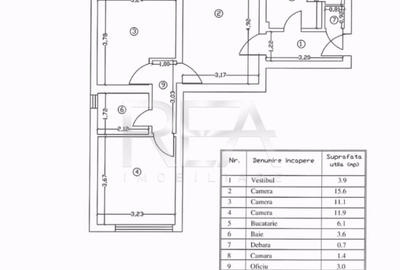 3 camere etaj 1/4, anvelopat-Orizont, Afi Cotroceni - 8