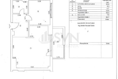 Apartament cu 2 camere semidecomandat în Pipera - 9