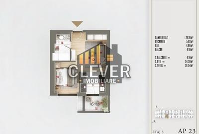 Apartament cu 2 camere semidecomandat în Theodor Pallady