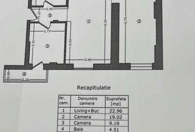Apartament cu 3 camere semidecomandat în Viilor - 9