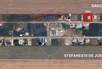 Teren Construcții intravilan de 625 mp, în Ștefăneștii de Jos - 1