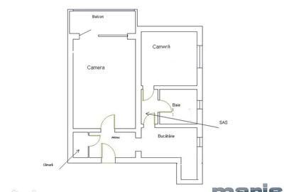Apartament cu 2 camere decomandat, mobilat în Semicentral - 10