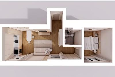 Apartament cu 2 camere în P-ța Unirii