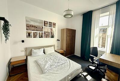 Apartament cu 3 camere decomandat, mobilat în Cișmigiu