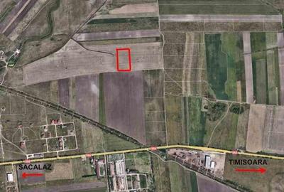 Teren cu PUZ rezidential de vanzare in SACALAZ intrare - 1