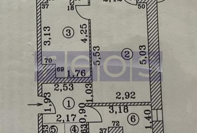 Apartament cu 2 camere semidecomandat, mobilat în Tineretului - 13