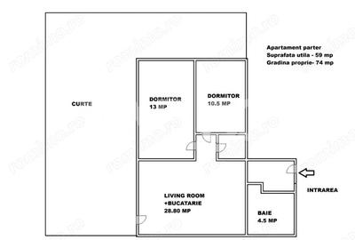 Apartament cu 3 camere decomandat în Central - 13