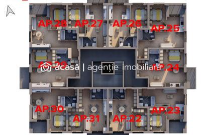 Apartament cu 2 camere decomandat în UTA - 4