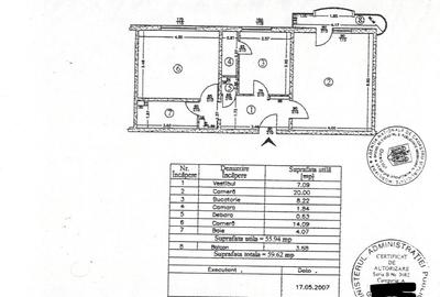 Apartament cu 2 camere decomandat în 13 Septembrie - 5