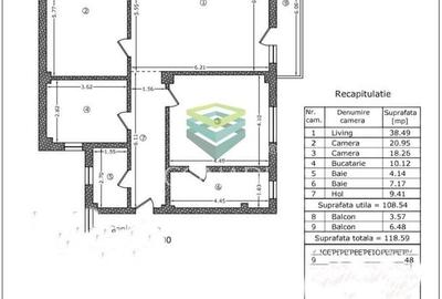 Apartament cu 3 camere I 120 MP - 14