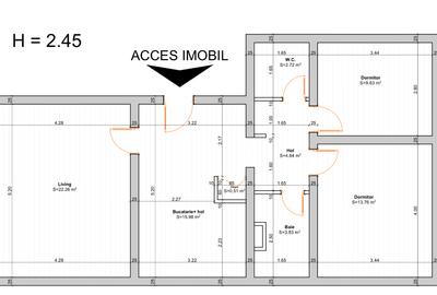Apartament cu 3 camere decomandat, mobilat în Dacia - 10