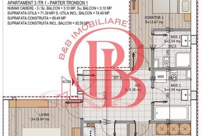 Apartament cu 3 camere în Theodor Pallady - 2