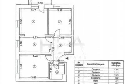 3 camere 1/11, mobilat, utilat, Exigent Plaza. - 7