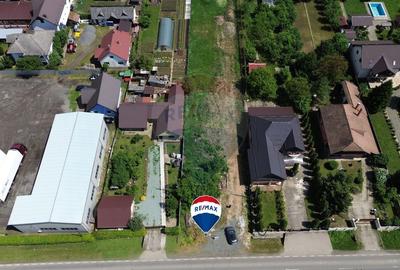 Teren intravilan cu fundatie 1,800mp Catalina / Drumul DJ
