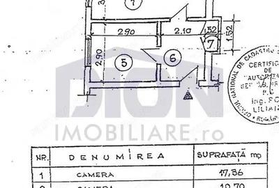 Apartament cu 2 camere în Tei