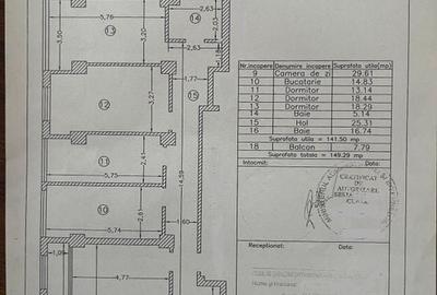 Apartament cu 4 camere FOARTE MARE inel 1 - 20