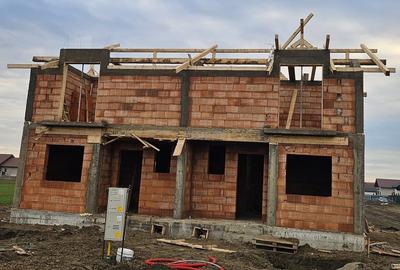 Duplex, P+M, în construcție, cu predare la cheie, Moșnița Veche, comision 0% - 6