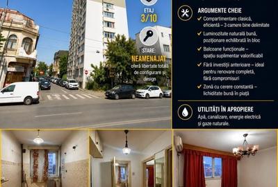 Apartament cu 3 camere în Gara de Nord - 8