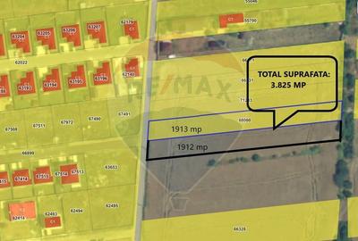 Teren Construcții intravilan de 3825 mp, în Balotești