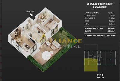 Apartament cu 2 camere decomandat în Central - 2