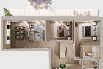 Apartament cu 3 camere în Bucureștii Noi - 3