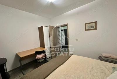 Apartament cu 2 camere semidecomandat, mobilat în Giroc