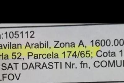 Teren de 1600 mp, în Dărăști-Ilfov