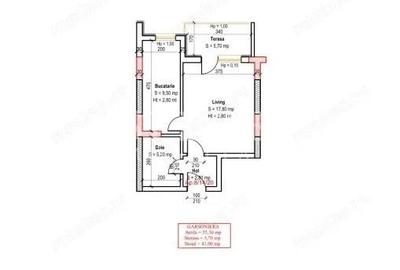 Garsonieră decomandată în Theodor Pallady