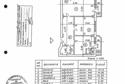 Apartament cu 3 camere decomandat în Tineretului - 11