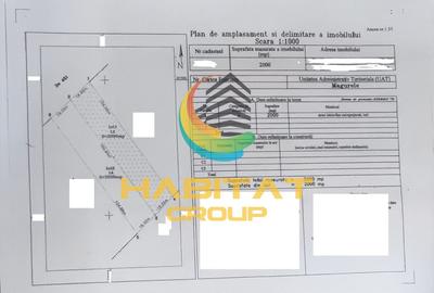 Teren Construcții intravilan de 2000 mp, în Est - 1
