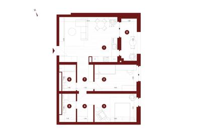 Apartament cu 3 camere în Vladimirescu - 5