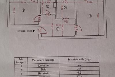 Apartament 2 camere, 53 mp, Precista - 1