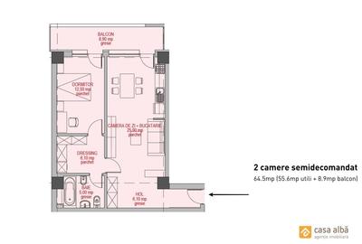 Apartament cu 2 camere semidecomandat în Copou - 10