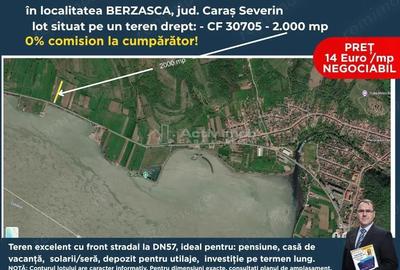 Teren de 1473 mp, în Berzasca