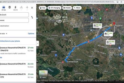 Teren de 1044 mp, în Cornetu - 1