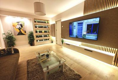 Apartament cu 2 camere semidecomandat, mobilat în Tineretului