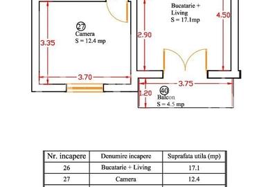 Apartament cu 2 camere semidecomandat în Giroc - 9