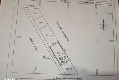 Teren de 605 mp, în Central