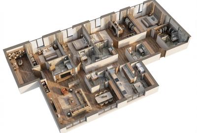 Apartament cu 6 camere decomandat în Universitate - 1