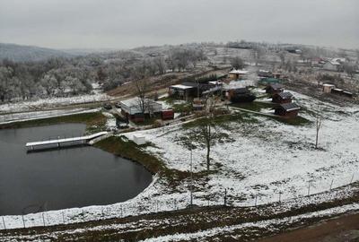 Locatie cu balta de pescuit si cabanute din lemn de vanzare , la 40 km de Timisoara - 12
